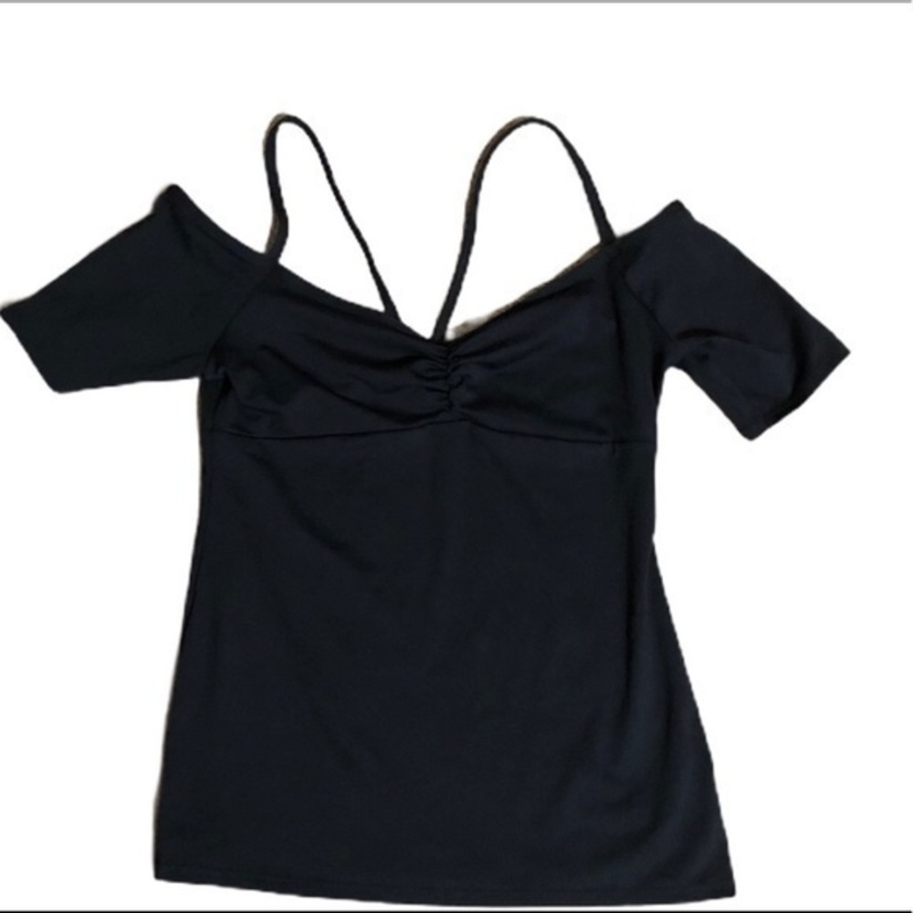 Fabletics Size Small Fitted Off Shoulder Top - image 2